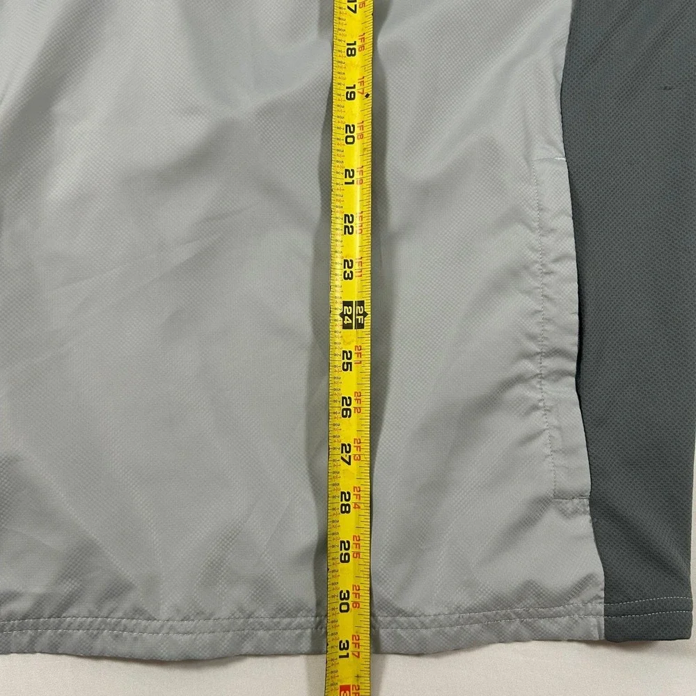 Adidas Vest Mens XL Gray‎ 1/4 Zip Golf Pullover Windbreaker Sleeveless Vented